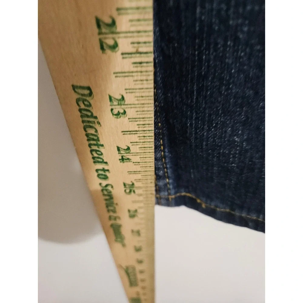 LL Bean‎ Classic Fit Jeans Womens 16 Pet Dark Wash Straight Leg Denim 270955